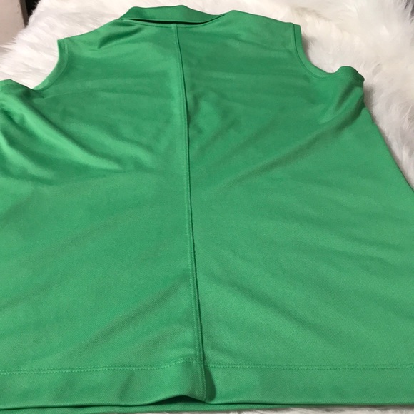 Nike Sleeveless Polo Top Green - Picture 7 of 8